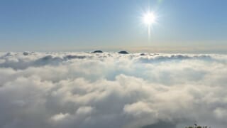 剣山から見える雲海
