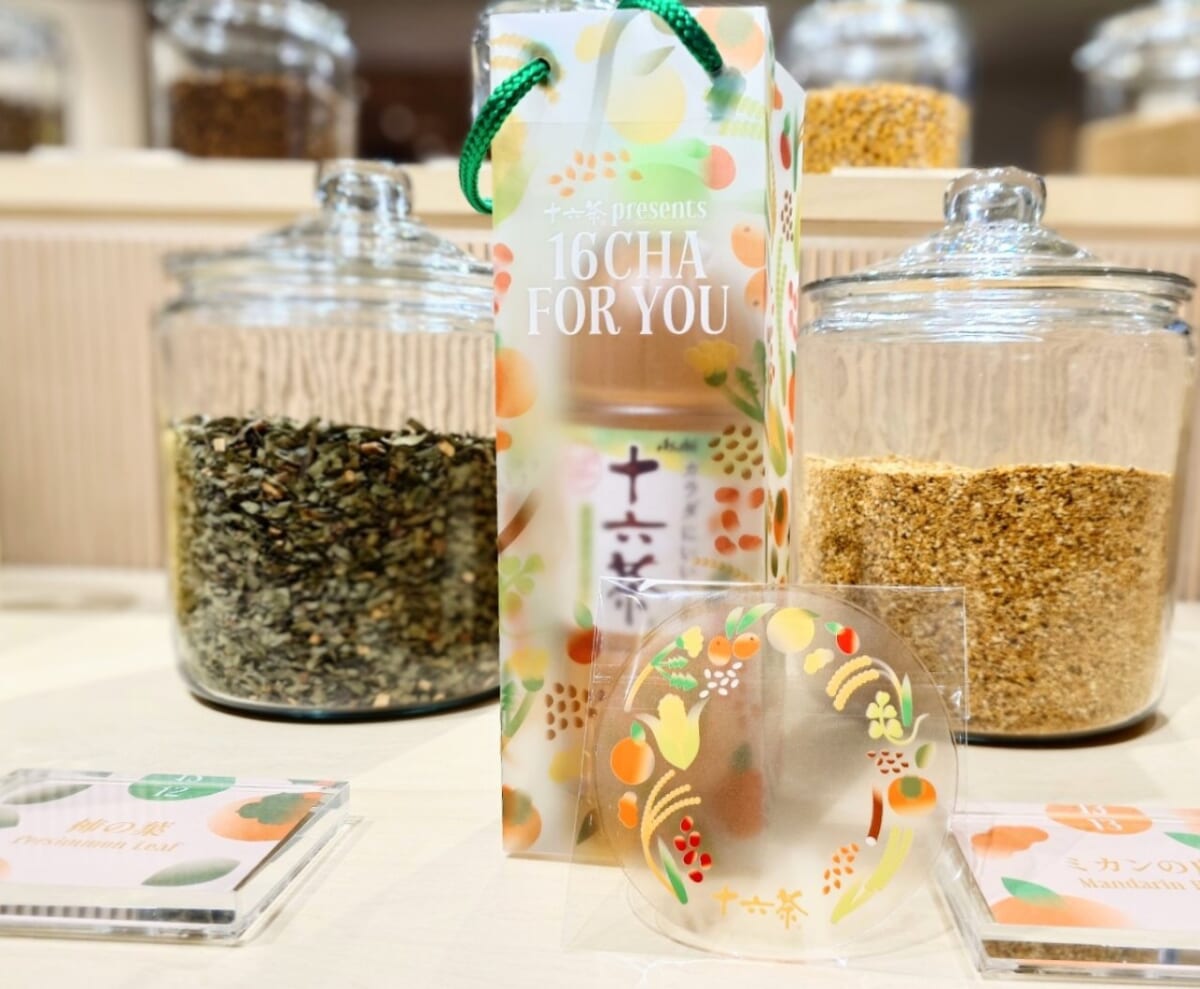 東京都渋谷区・体験型のポップアップショップ十六茶 presents 「16CHA FOR YOU」プレゼントキャンペーン（新・十六茶、オリジナルアクリルコースター）