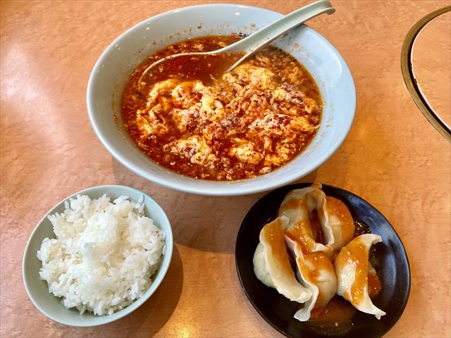ニュータンタンメン・味噌餃子・半ライス