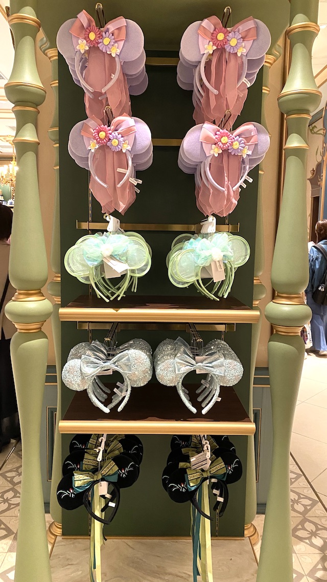 東京ディズニーシー　お土産ショップ　ファンタジースプリングス・ギフト　カチューチャ4種類　