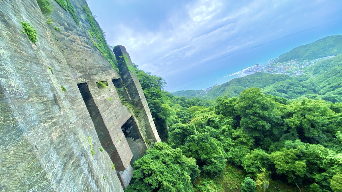 『天空の城ラピュタ』鋸山　ラピュタの壁
