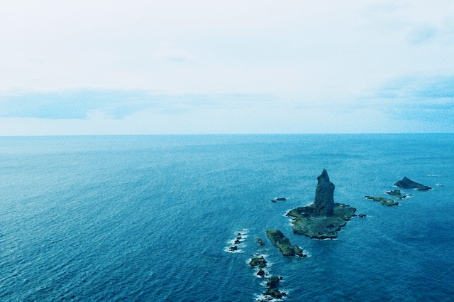 神威岬　岬の先の絶景