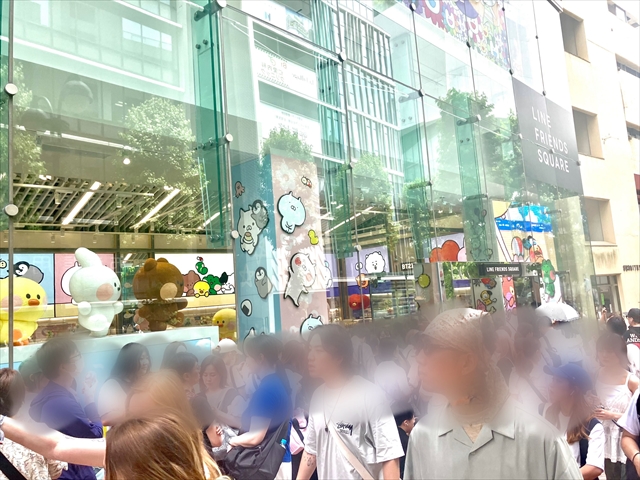 LINE FRIENDS SQUARE SHIBUYA 開店前