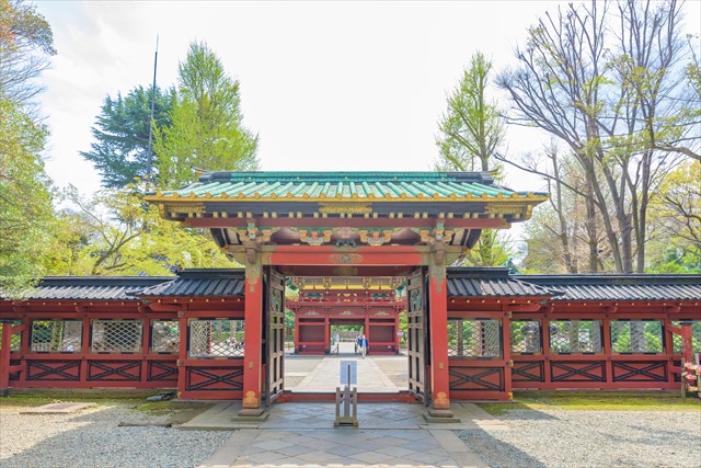 根津神社　門