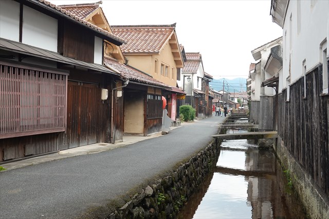 鳥取県倉吉市の町並み