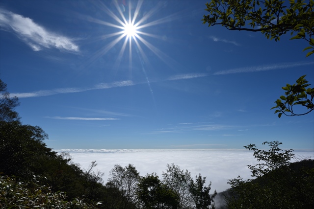 赤城山　覚満淵　雲海