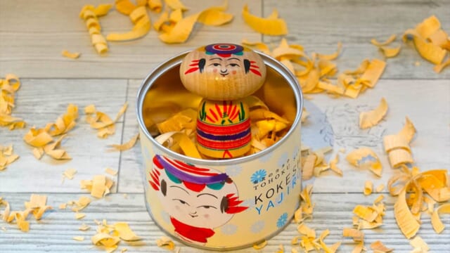缶の中身はこけし!?仙台で見つけた「こけし缶」には伝統とキュートさが