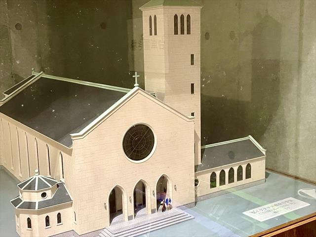 旧聖堂の模型