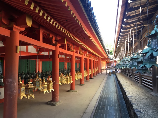 春日大社一之鳥居　道