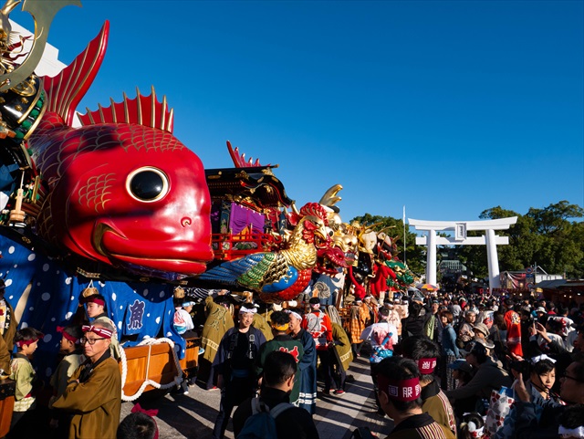 唐津くんち　祭りの様子