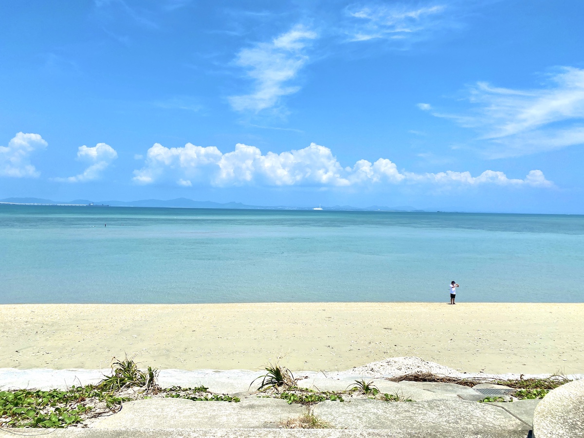 沖縄県　うるま市　海中道路　ビーチ