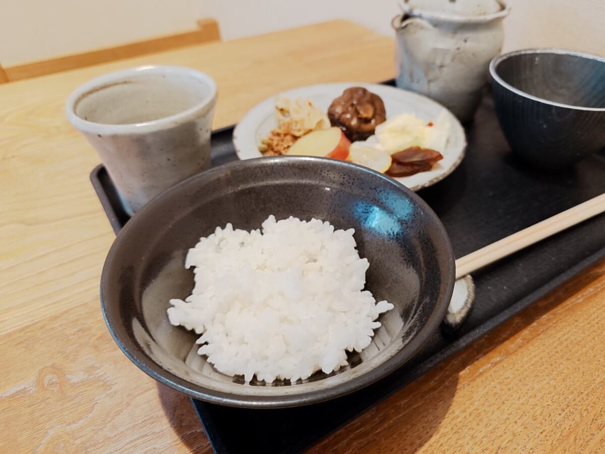 奈良県奈良市・「茶粥茶論 月日星」ご飯