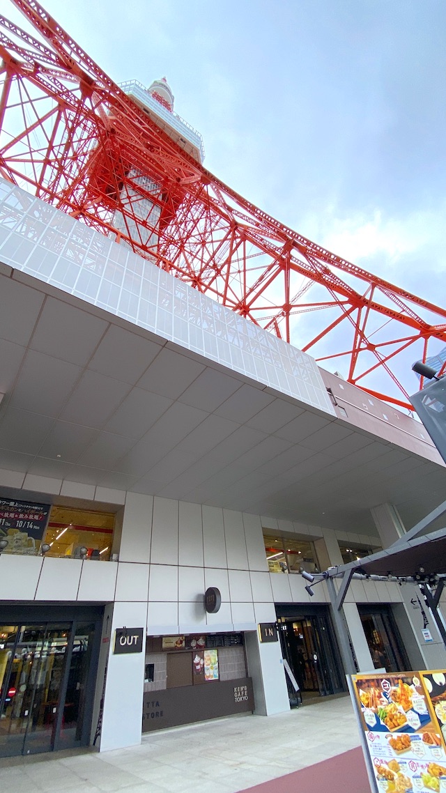 東京タワー　下から見上げる