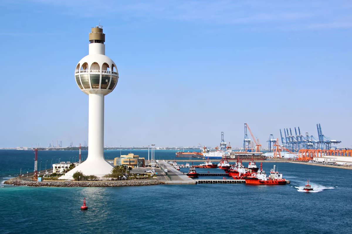 Jeddah Port Lighthouse　世界で最も高い灯台　サウジアラビア