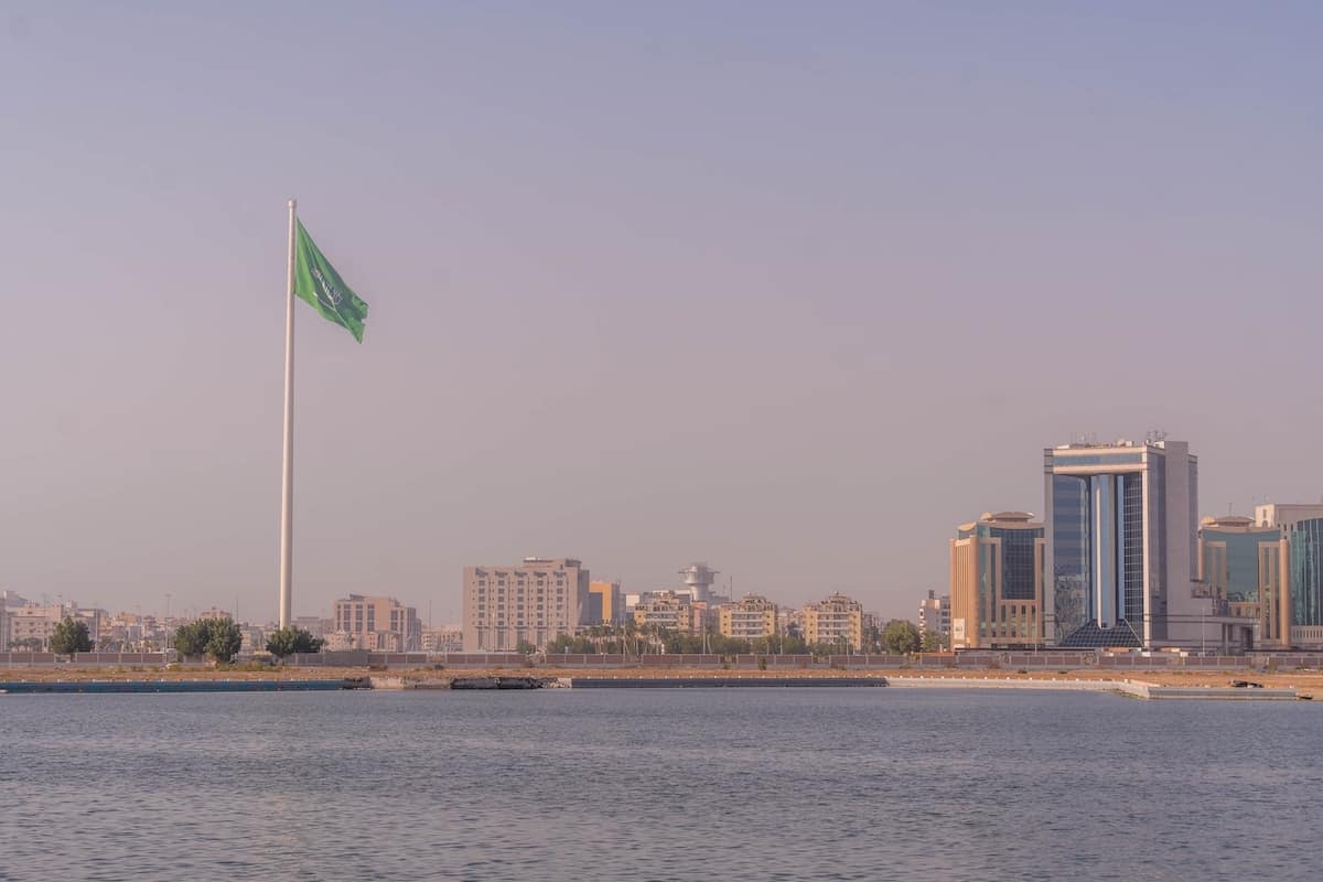 Jeddah Flagpole サウジアラビア　国旗　”かつて”世界一高かった掲揚ポール