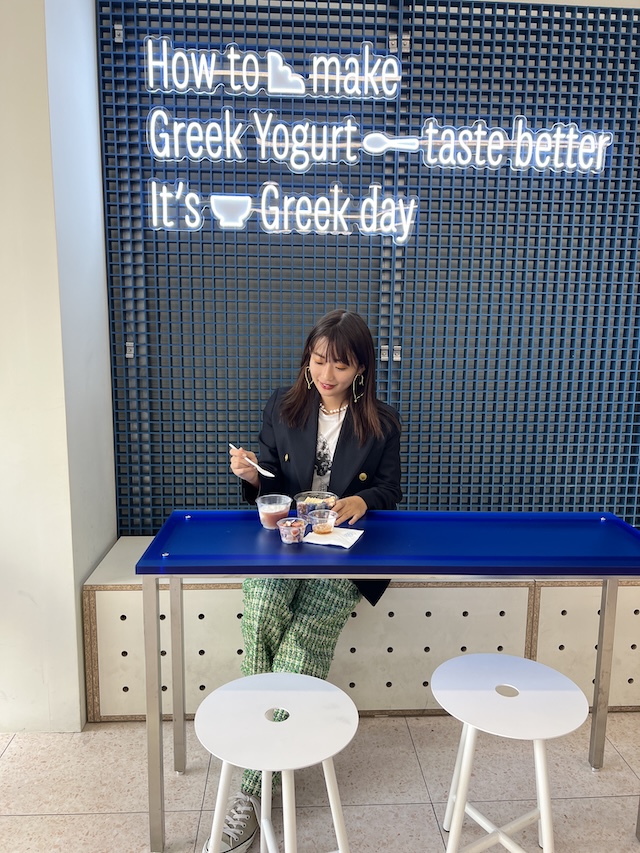 韓国　バズグルメ　グリークヨーグルト　Greek day　コンビニ