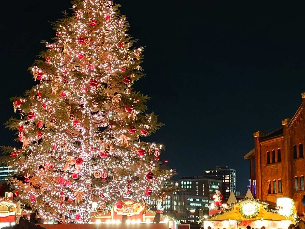 神奈川県横浜市・2024年11月22日～2024年12月25日「Christmas Market in 横浜赤レンガ倉庫」クリスマスツリー3