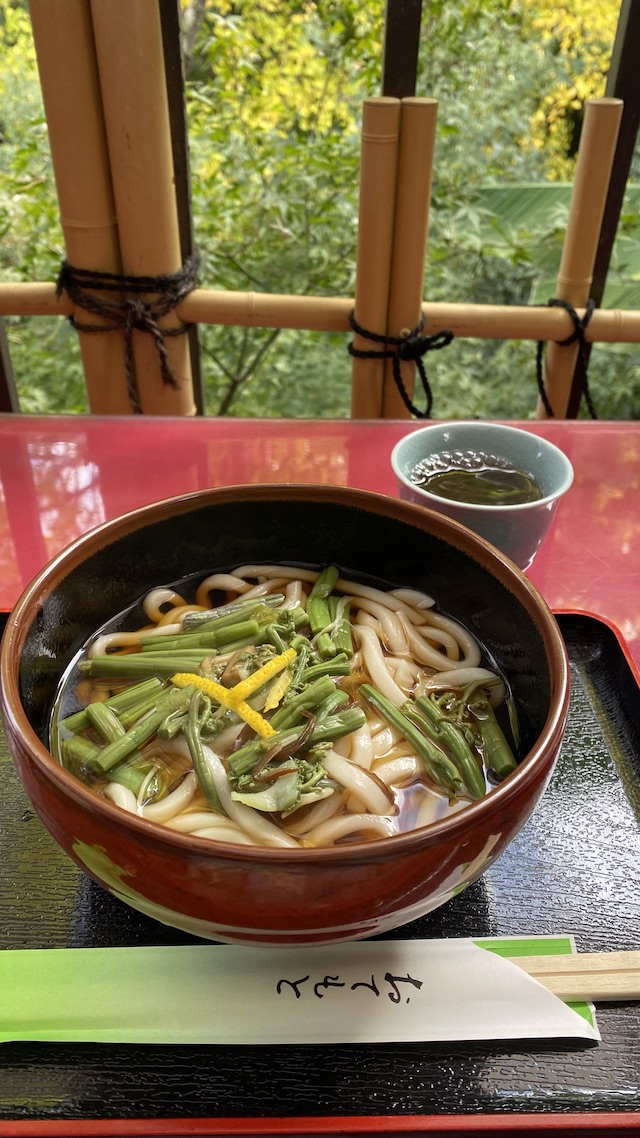 観音屋　山菜うどん