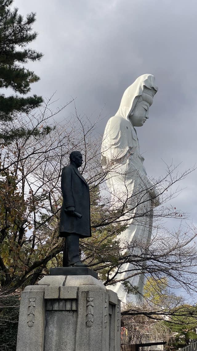 井上保三郎翁　高崎白衣大観音建立発願者