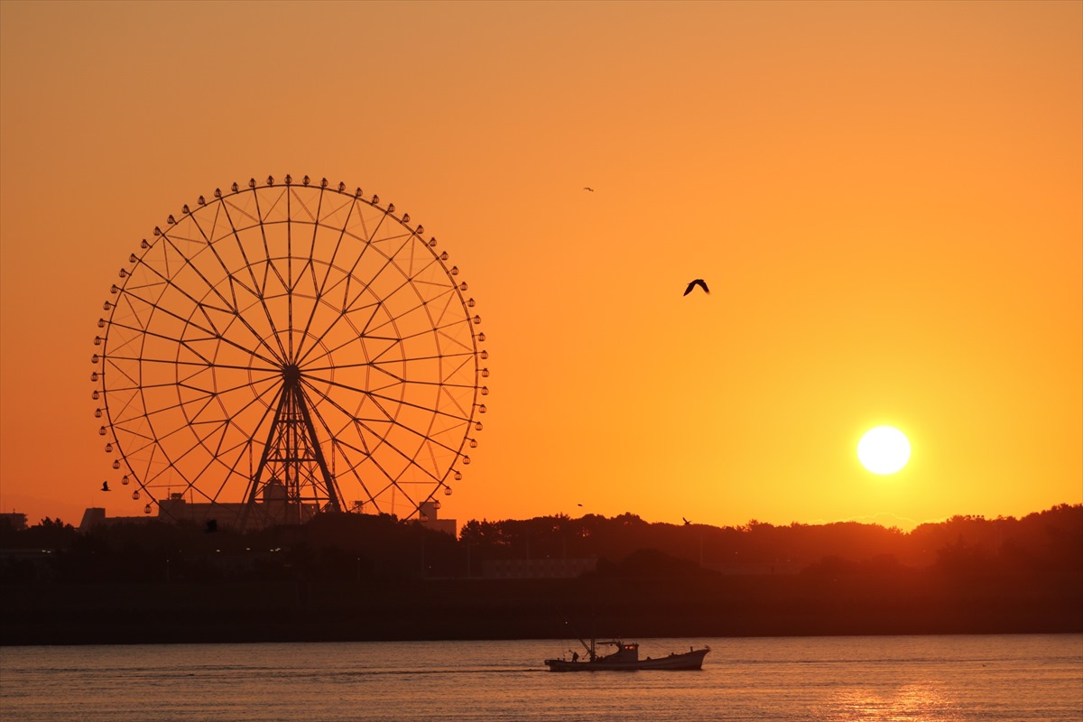 葛西臨海公園　初日の出