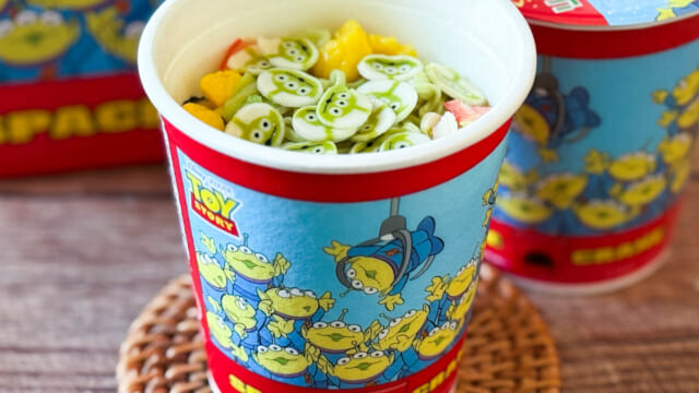 東京ディズニーランド「リトルグリーンめん」はキュートなカップ麺