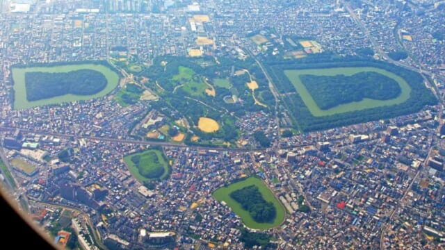 日本三大古墳（大きさ）】仁徳天皇陵古墳、応神天皇陵古墳、もうひとつ