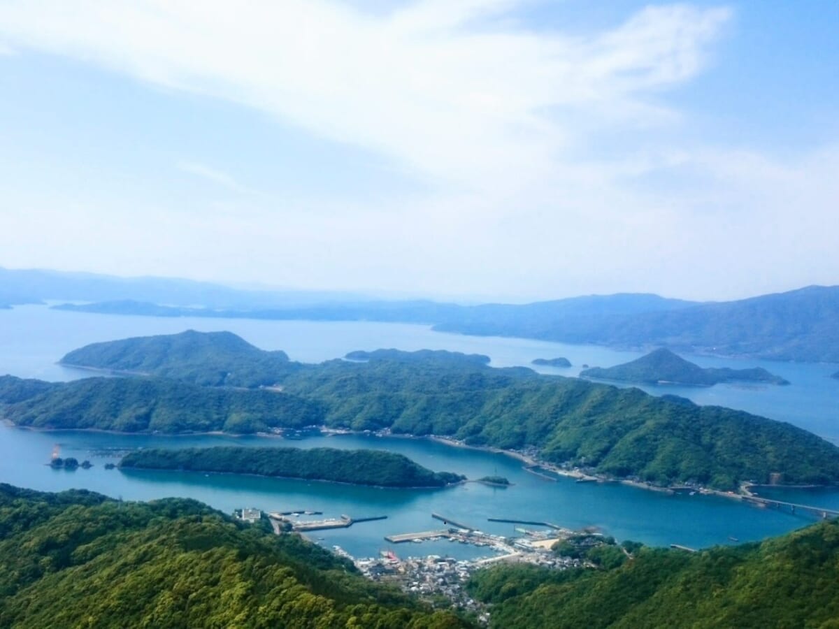 熊本県天草市・御所浦町（烏峠展望台からの風景）