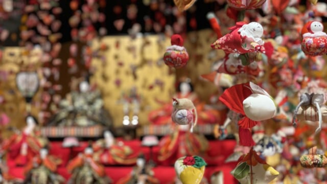 豪華つるし飾り⑨⑧・さげもん・つるし雛・桃の節句・伊豆稲取雛のつるし飾り・母の日 日本三大つるし飾り】伊豆稲取温泉「雛のつるし飾りまつり」開催中