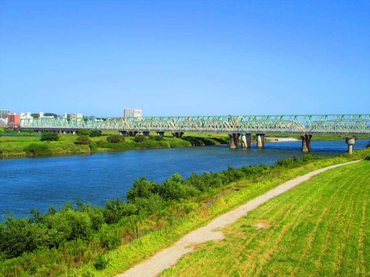 利根川　河川敷