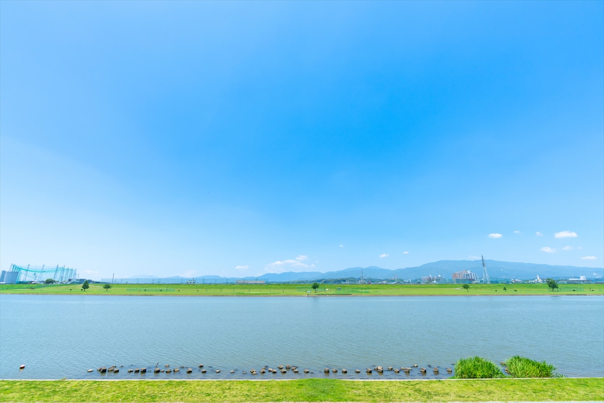 筑後川　河川敷