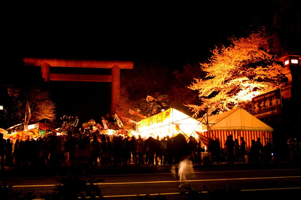 靖国神社　屋台