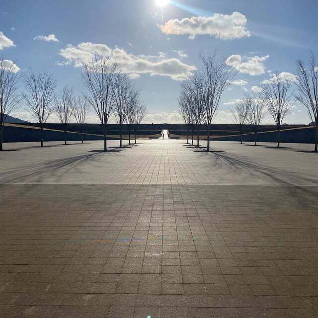 道の駅高田松原からの風景