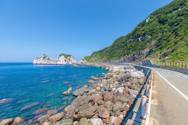 道の駅白崎海洋公園 海岸線