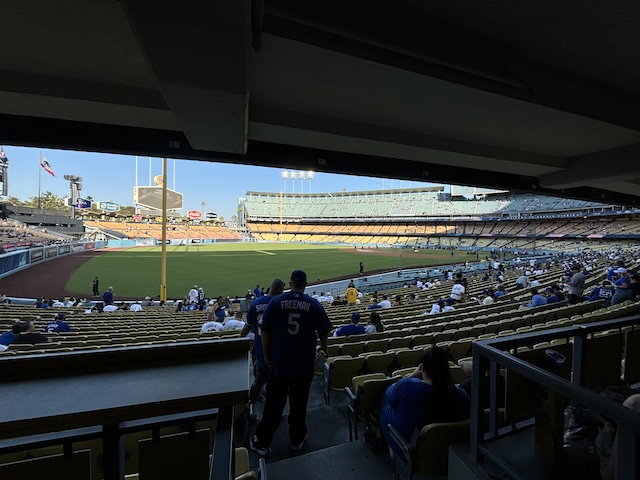 ドジャースタジアム　1階席