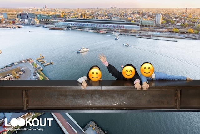 A'DAM Lookout Over the Edgeブランコ アムステルダム オランダ 無料写真