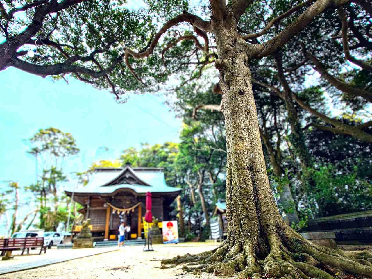 茨城県ひたちなか市・「堀出神社」境内