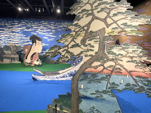 「浮世絵立体ジオラマ」