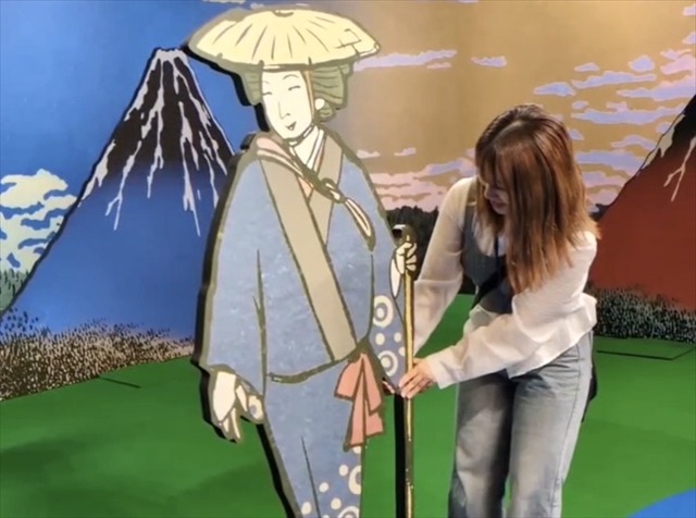 「浮世絵立体ジオラマ」
