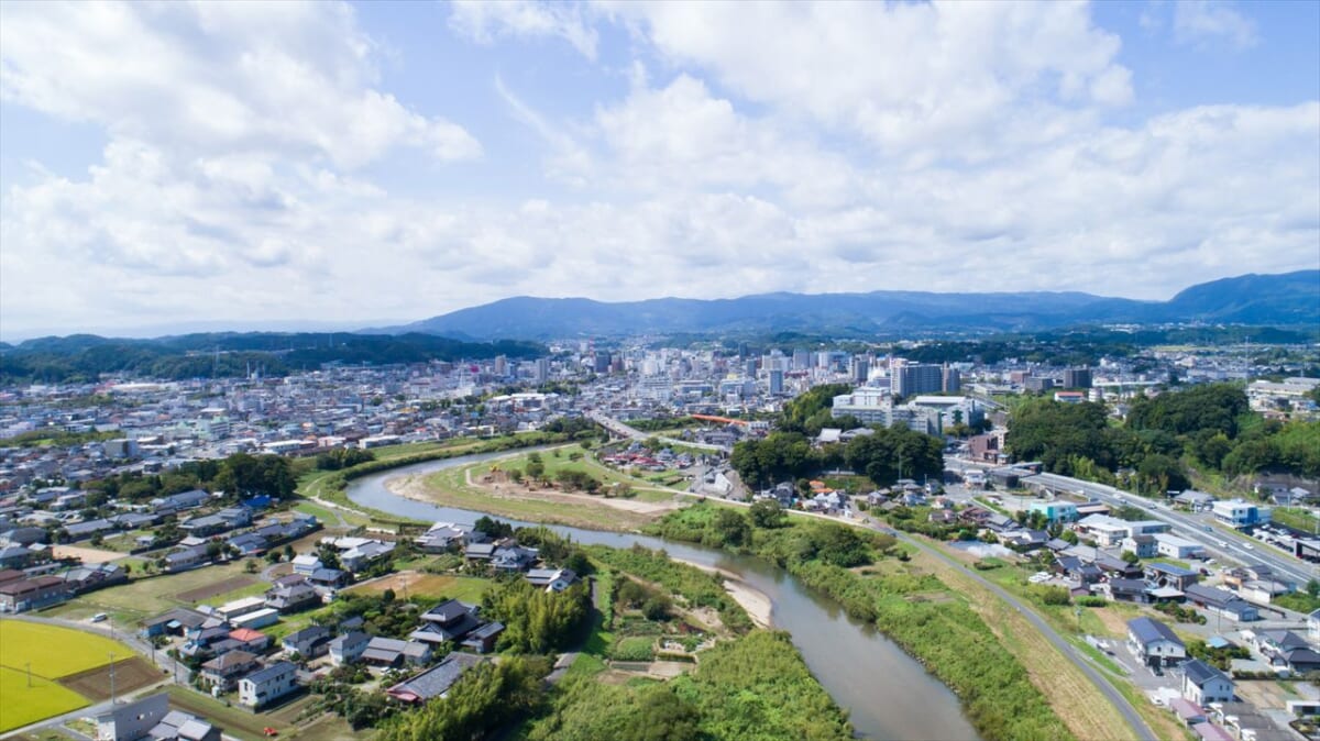 福島　空撮