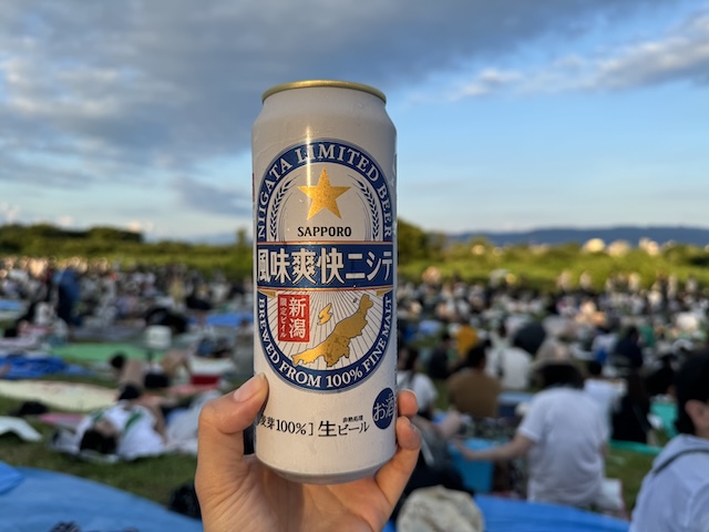 長岡花火　予約開始　おすすめの席　日本三大花火　ビール