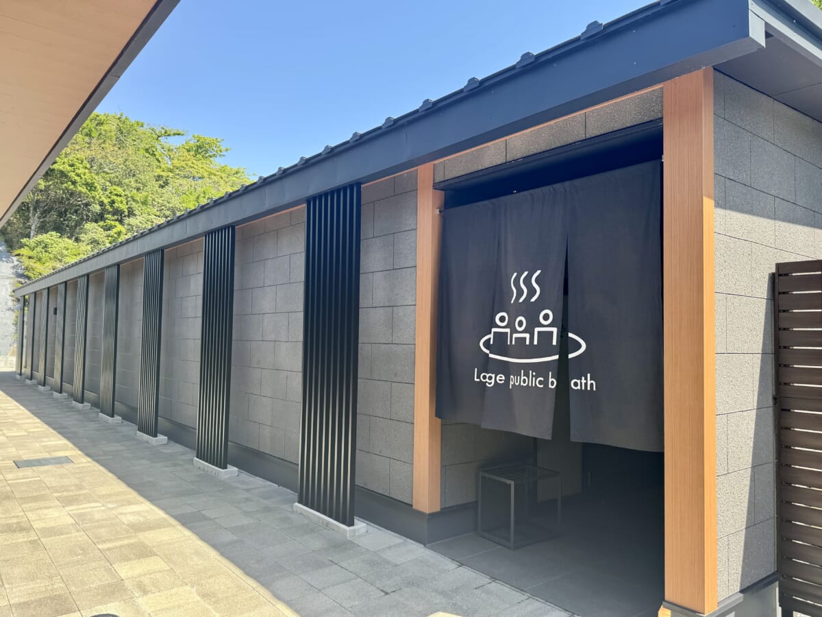 「FIVE SPRING RESORT THE SHIRAHAMA」大浴場入口