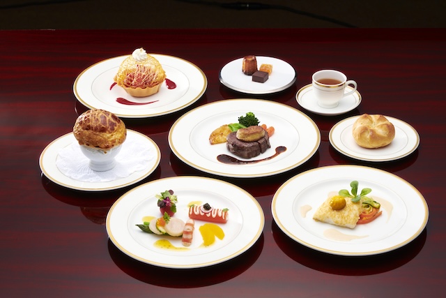 プリンスホテル「昭和 100 年記念メニュー」レストランコース