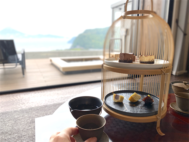 富士青藍 ウェルカムスイーツ