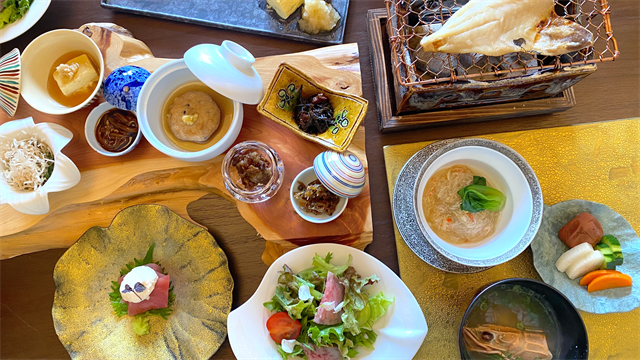 富士青藍 朝食1