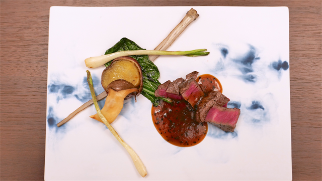 富士青藍 肉料理