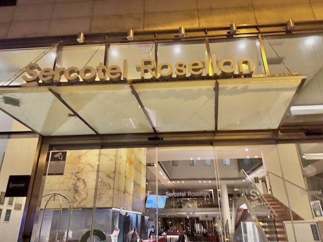 Sercotel Rosselló スペイン　バルセロナ　絶景ホテル　外観