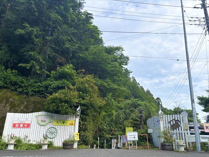 バス停を降りた場所