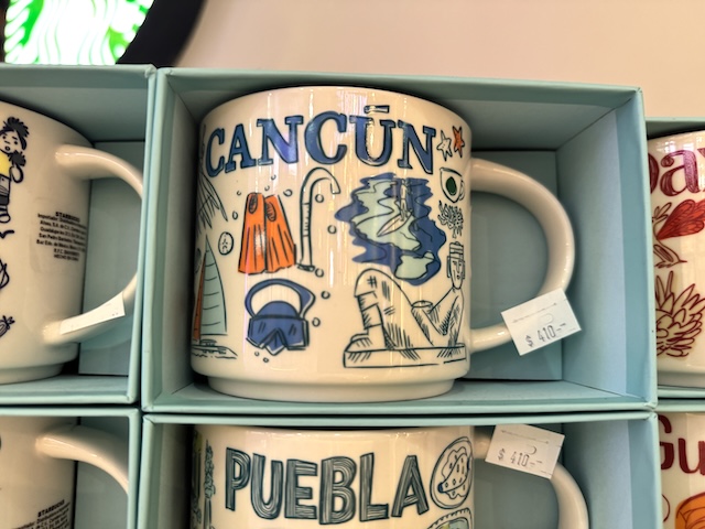 メキシコ　ご当地マグ　メキシコシティ空港　カンクン