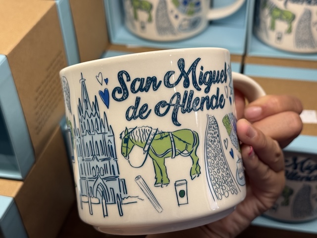 メキシコ　ご当地タンブラー　メキシコシティ空港　　サン・ミゲル・デ・アジェンデ