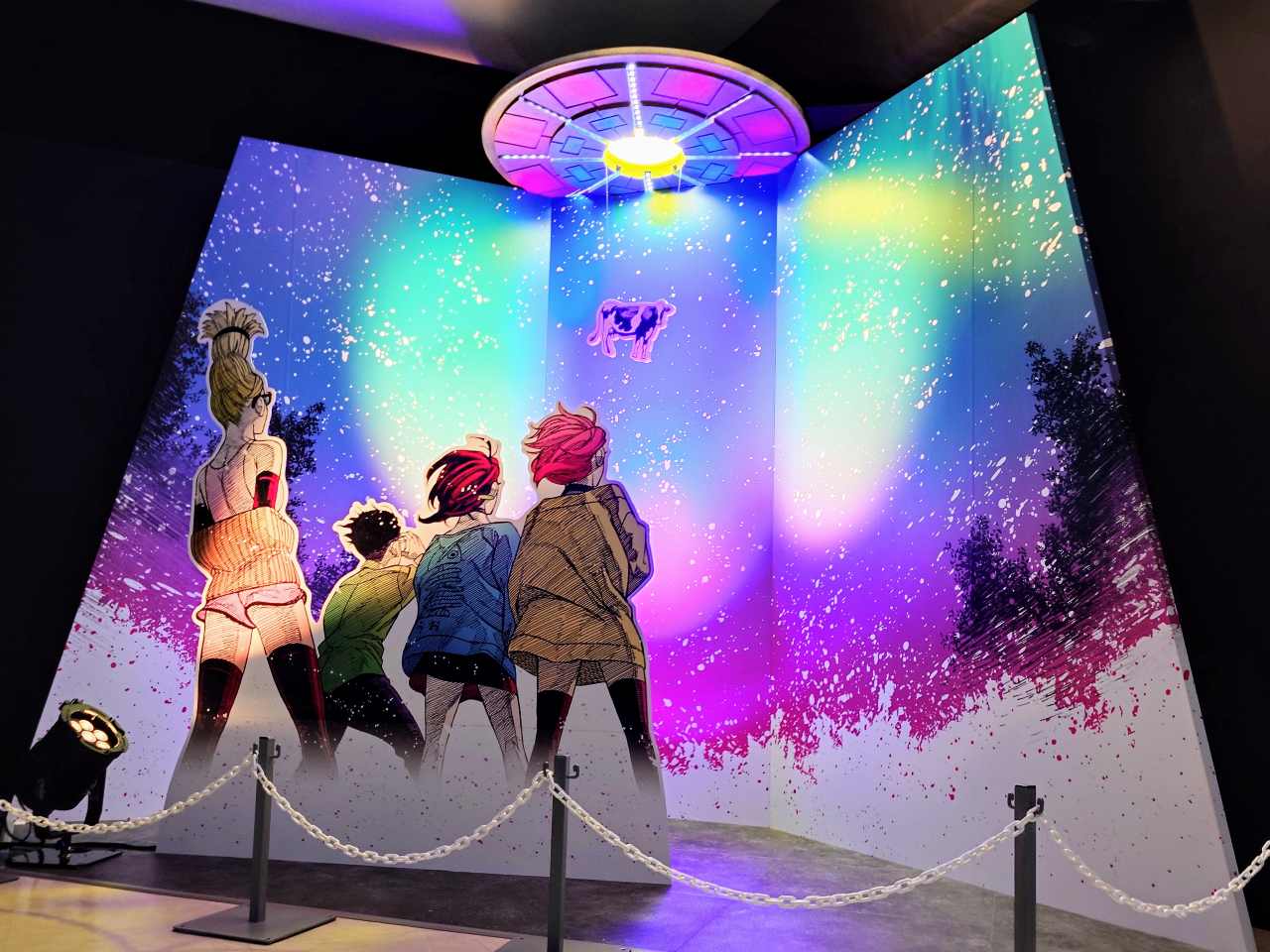 東京都豊島区・池袋・サンシャインシティ 展示ホールA「ダンダダン ゲンガテン」2025年6月20日（金）～2025年7月6日（日）、2章「オカルト」6